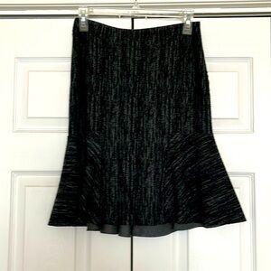 Elie Tahari grey/black skirt